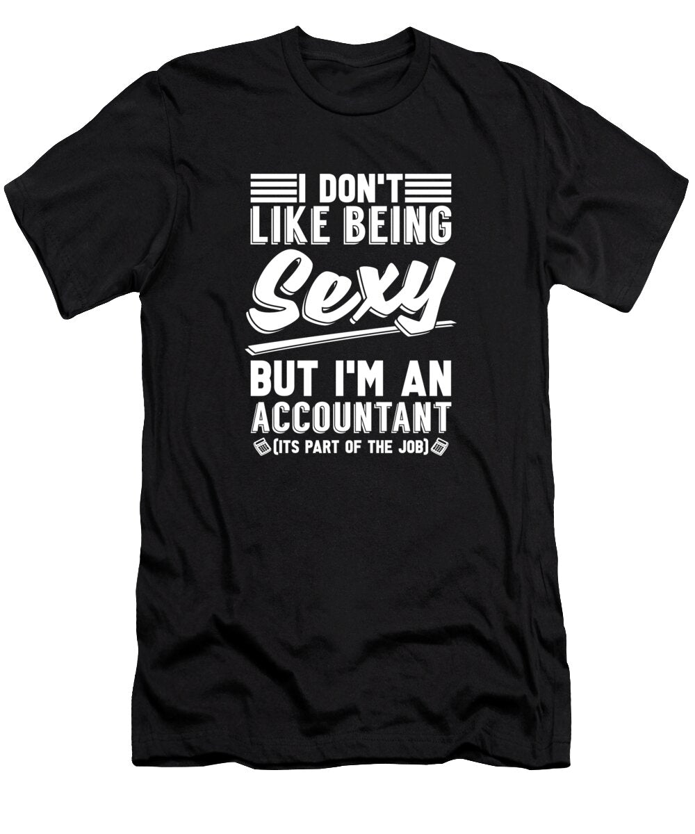 Bookkeeper Finance Accountancy Cpa Sexy Accountant Crazy Squirrel T-Shirt