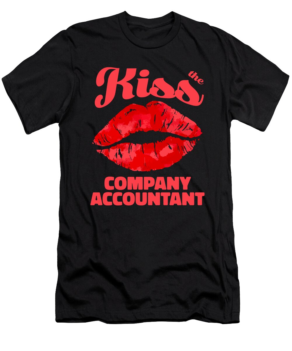 Bookkeeper Lips Bookkeeping Finance Cpa Sexy Accountant Crazy Squirrel T-Shirt