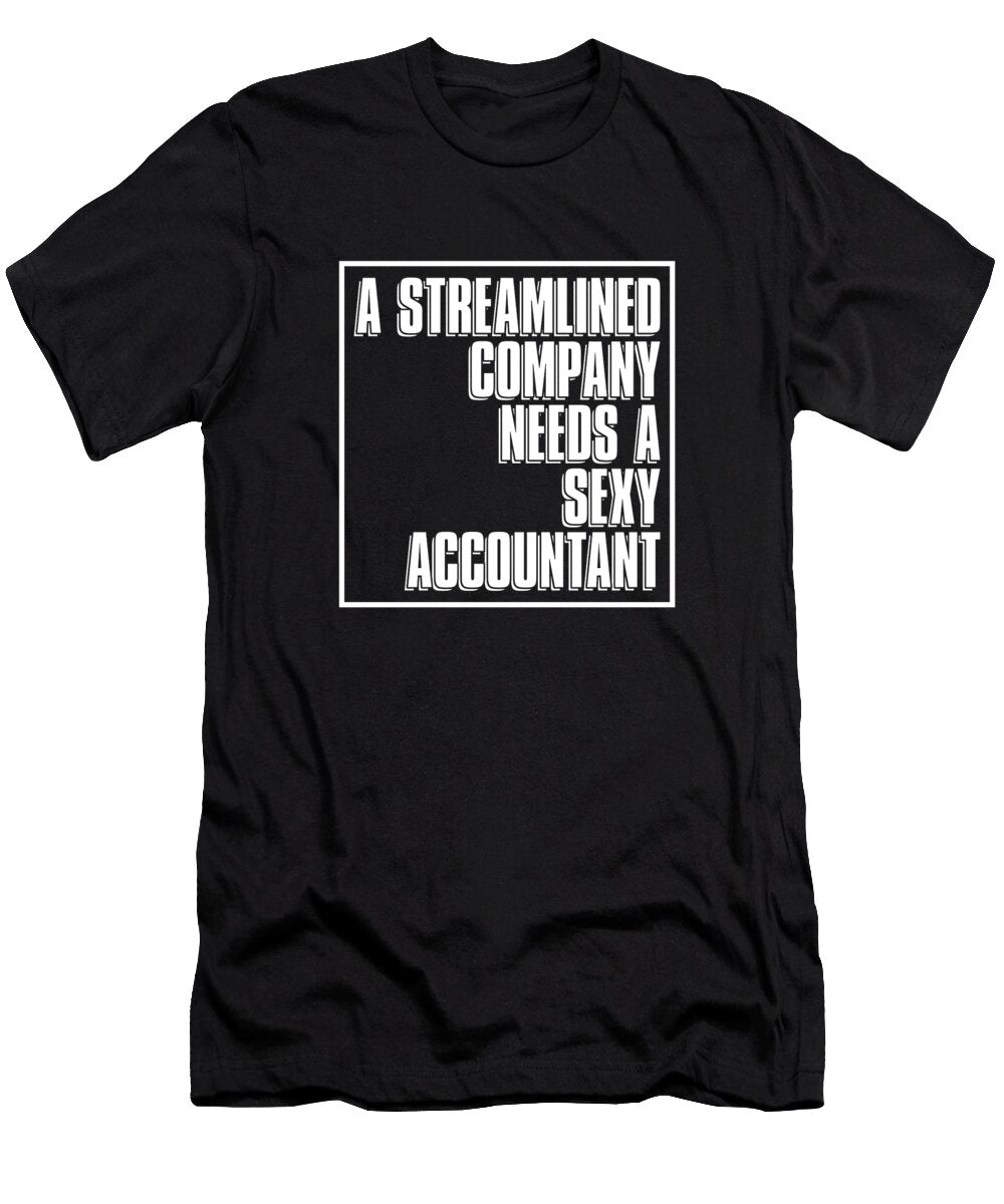 Bookkeeper Streamline Bookkeeping Cpa Sexy Accountant Crazy Squirrel T-Shirt