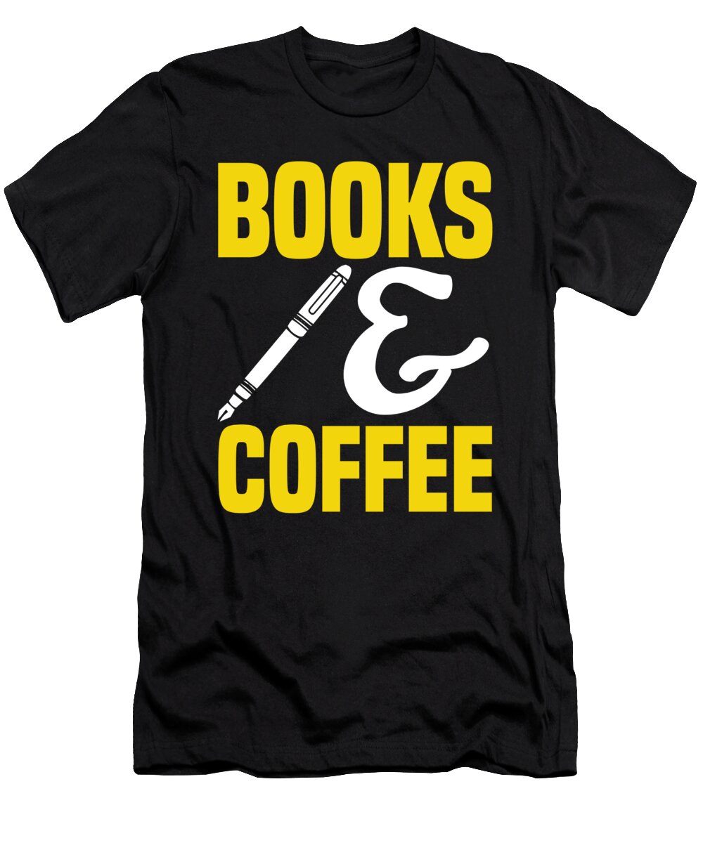 Books and Coffee Jacob Zelazny T-Shirt