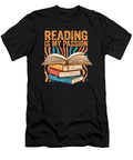 Bookworm Reading Is My Passion Librarian Book Club Crew Maximus Designs T-Shirt