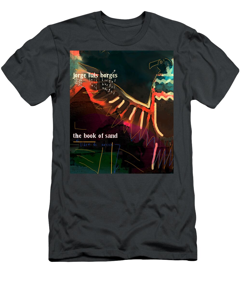 Borges Book of Sand Poster Paul Sutcliffe T-Shirt