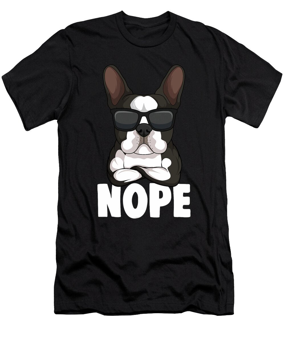Boston Terrier Bostie Dog Kids Women Studi Alex T-Shirt