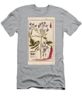 Botany Radish Radish Plant Showing Flowers Leaves and Pink Root Raphanus Sativus European School T-Shirt