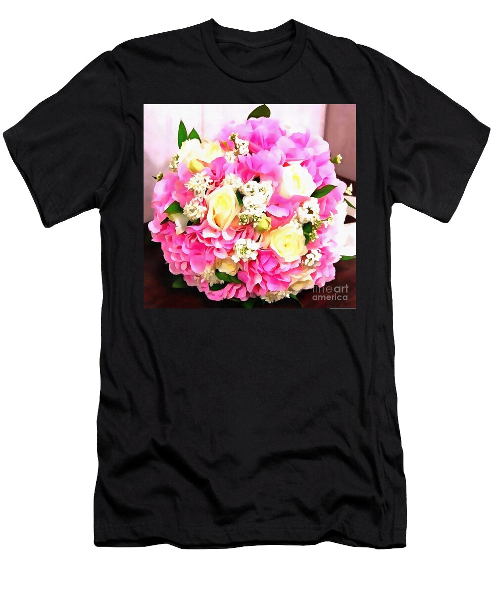 Bouquet Floral Soft and Dreamy Catherine Lott T-Shirt