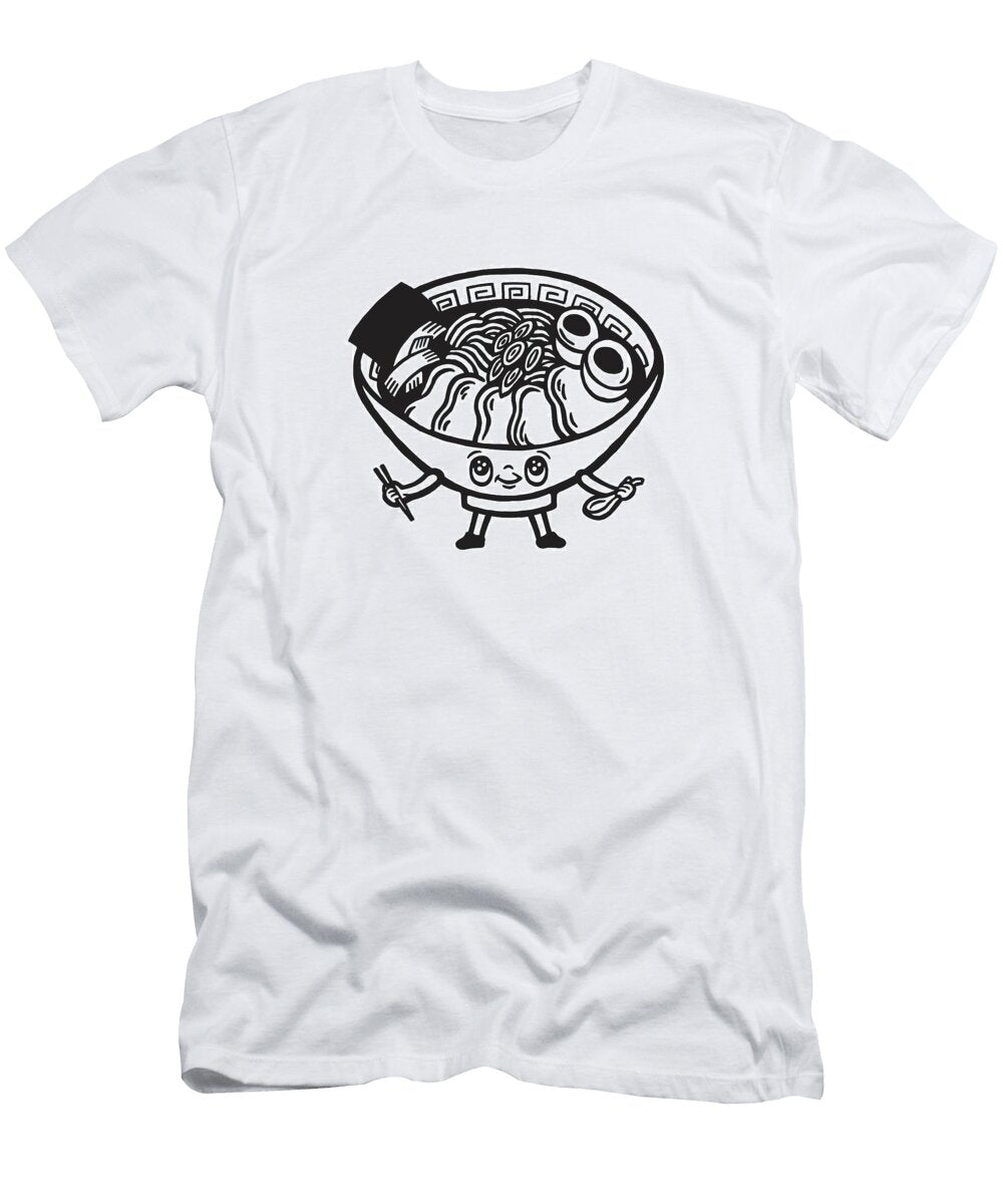 Bowl of Food Character Csa Images T-Shirt