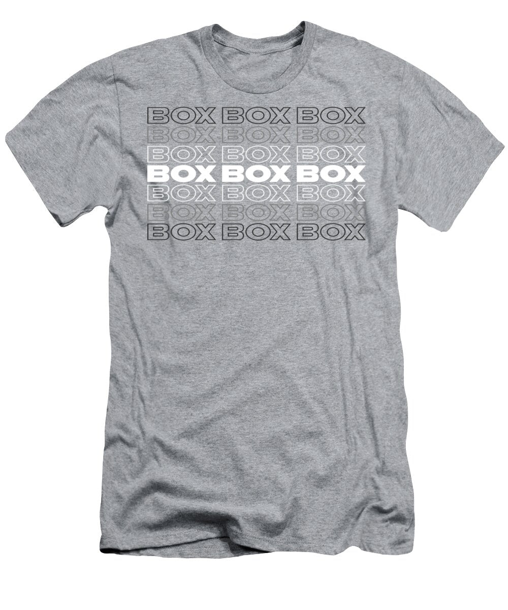 Box Box Box F1 Faded Text Design Trending Lee Jasmine T-Shirt