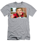 Boy Reading Book Portrait Michal Bednarek T-Shirt