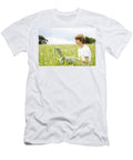 Boy with Notebook on the Field Michal Bednarek T-Shirt