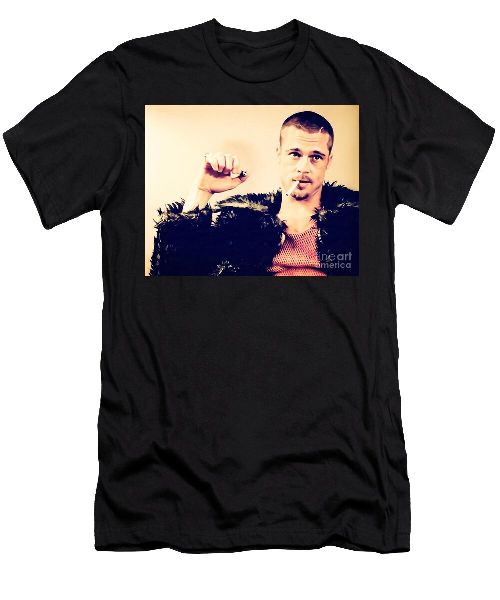 Brad Pitt Tyler Durden Kultur Arts Studios T-Shirt