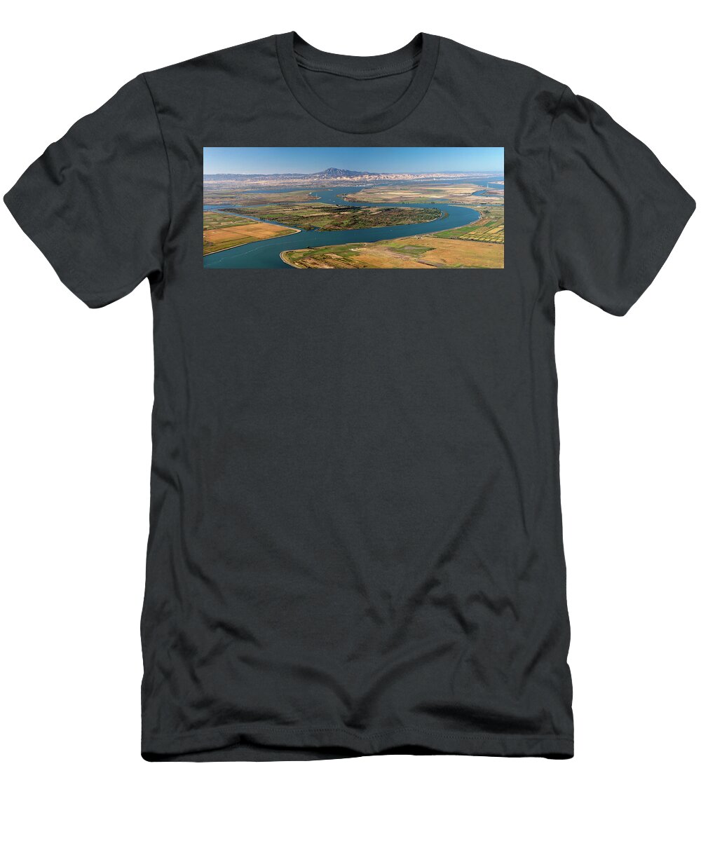 Bradford Island with Mt Diablo in the Delta Todd Quam T-Shirt