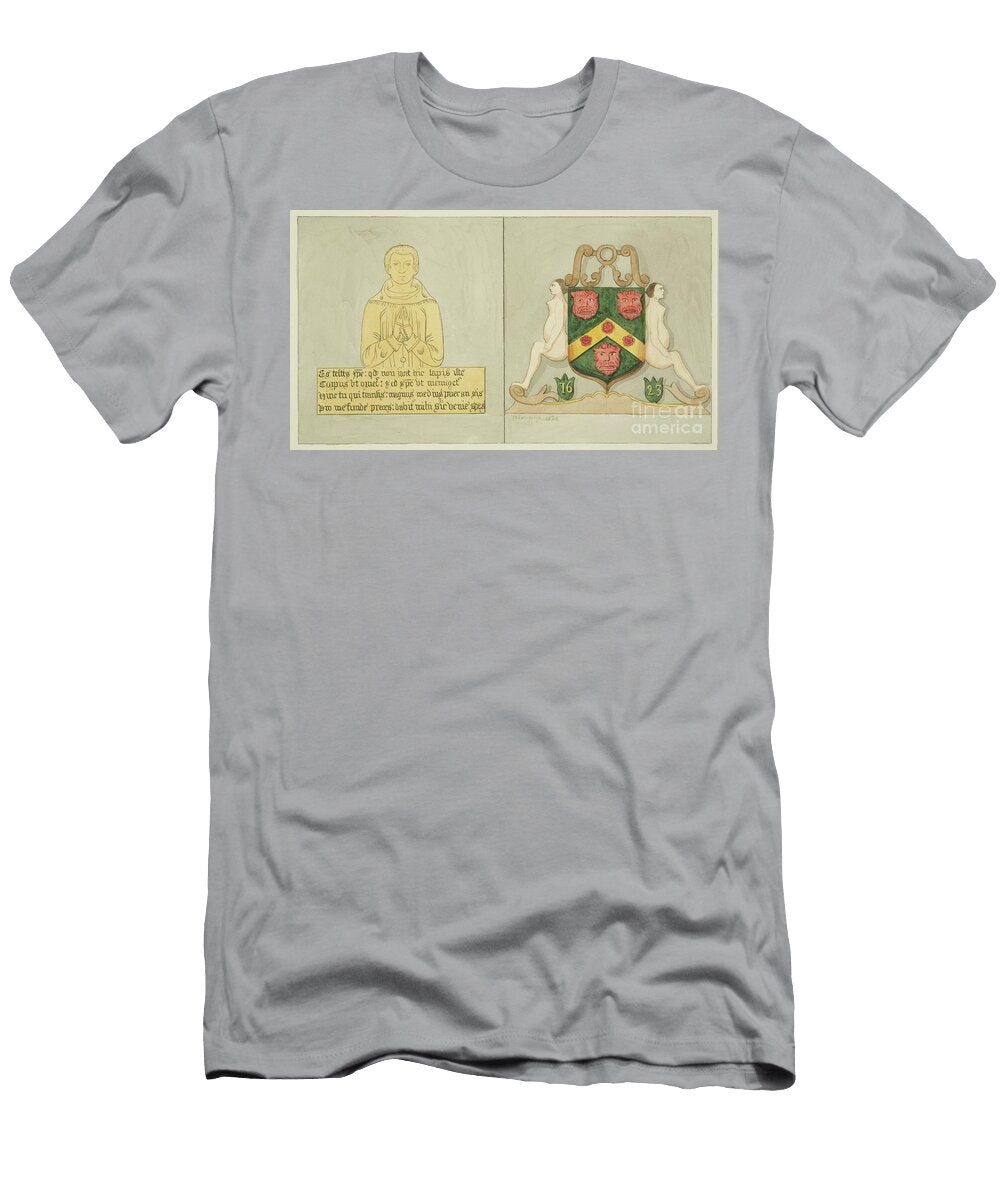 Brass Plate in Weavers Chapel and the Weavers Arms in Temple Church Joseph Manning T-Shirt