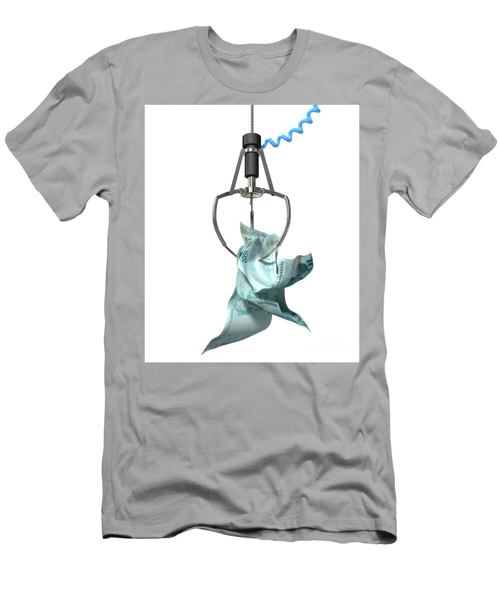 Brazilian Real in a Robotic Claw Allan Swart T-Shirt