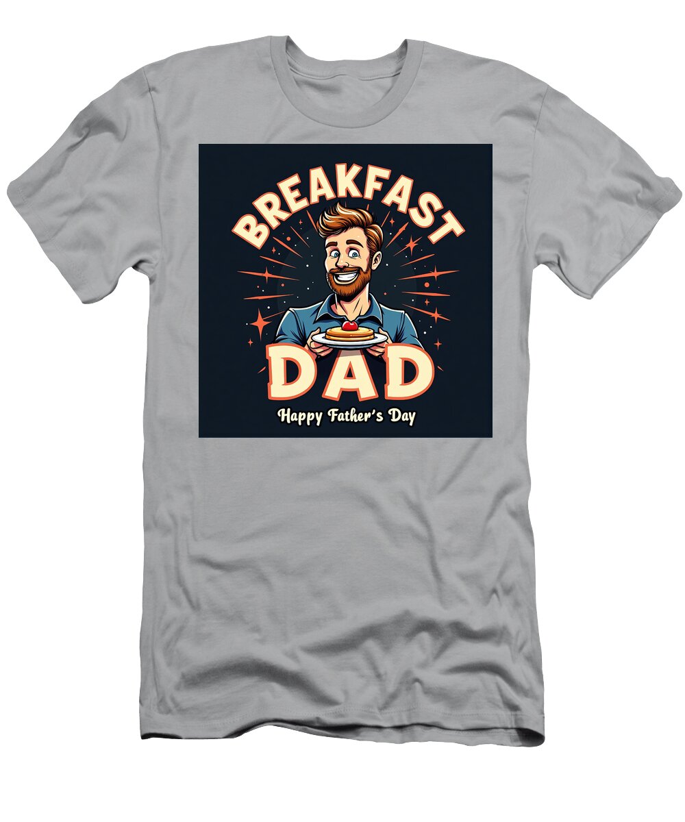 Breakfast Dad Fathers Day Ritchie Sonam T-Shirt