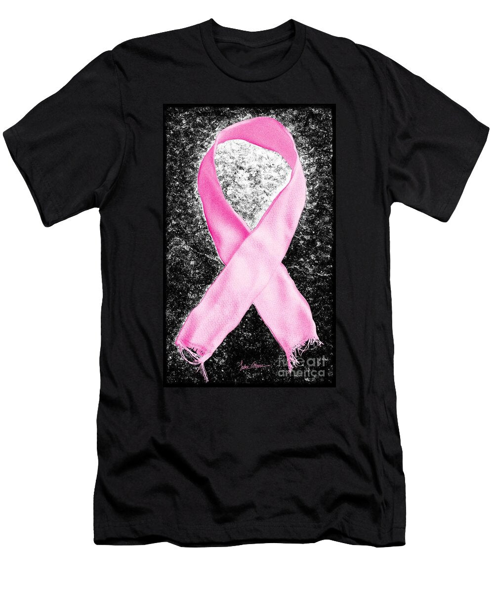 Breast Cancer Awareness Ribbon Luke Moore T-Shirt