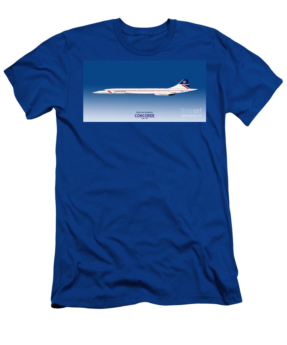 British Airways Concorde 84 97 Steve H Clark Photography T-Shirt
