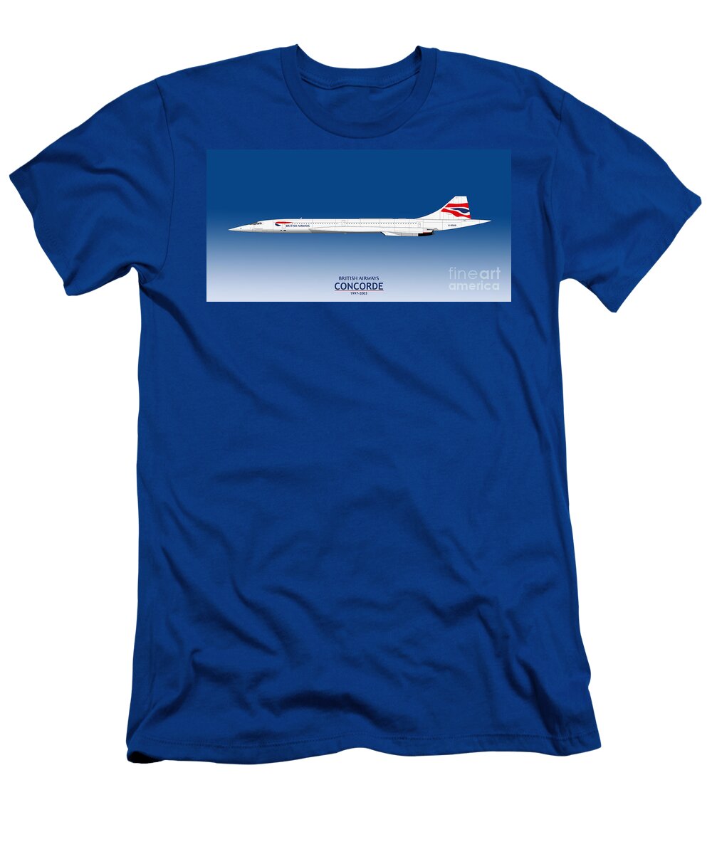 British Airways Concorde 97 03 Steve H Clark Photography T-Shirt