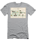 British Fixed Artillery Turret with Hydraulic Clutch Circa 1870 Colour Engraving 19th Century American School T-Shirt