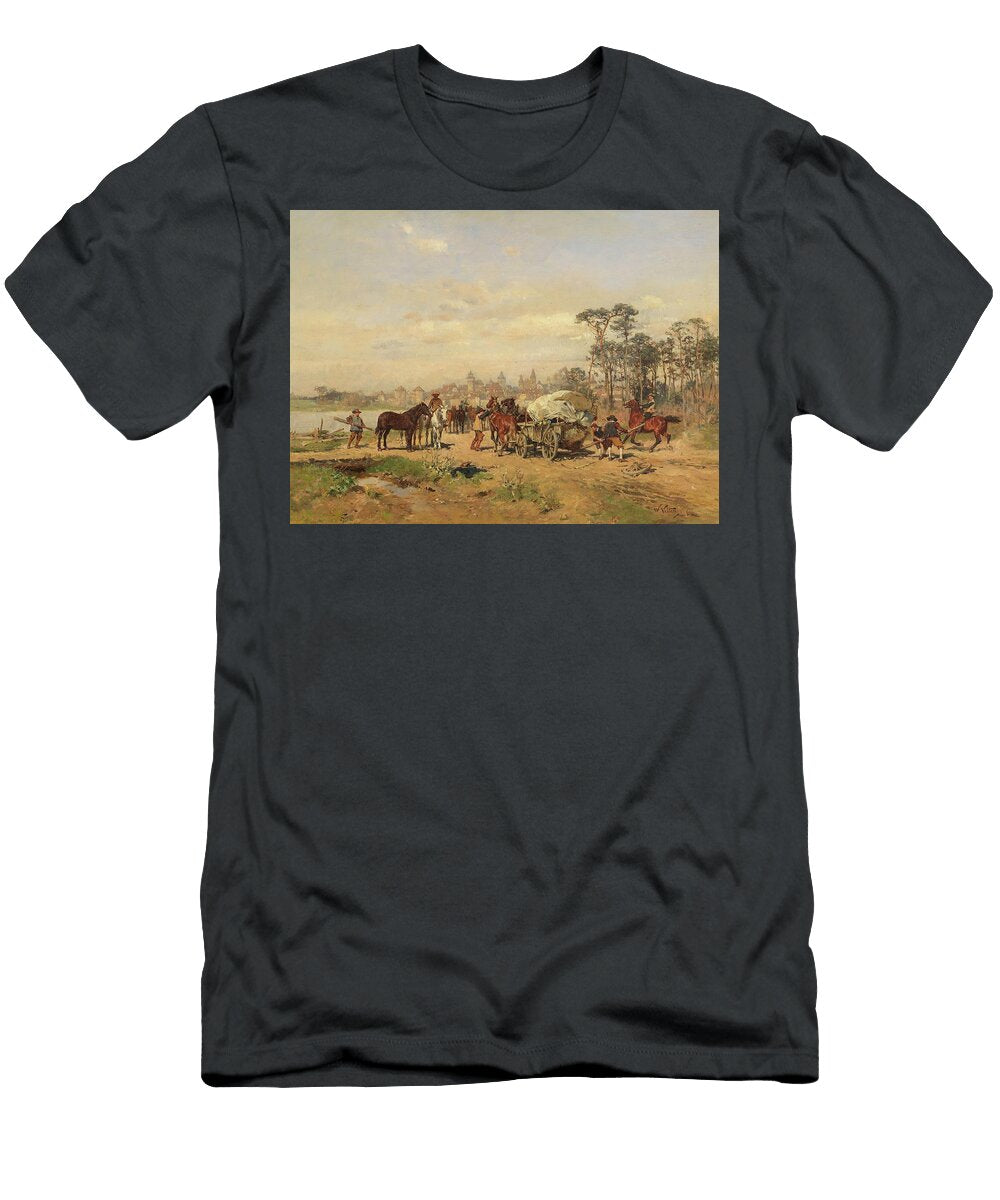 Broken Axle on the Road to Rothenburg Motionage Designs T-Shirt
