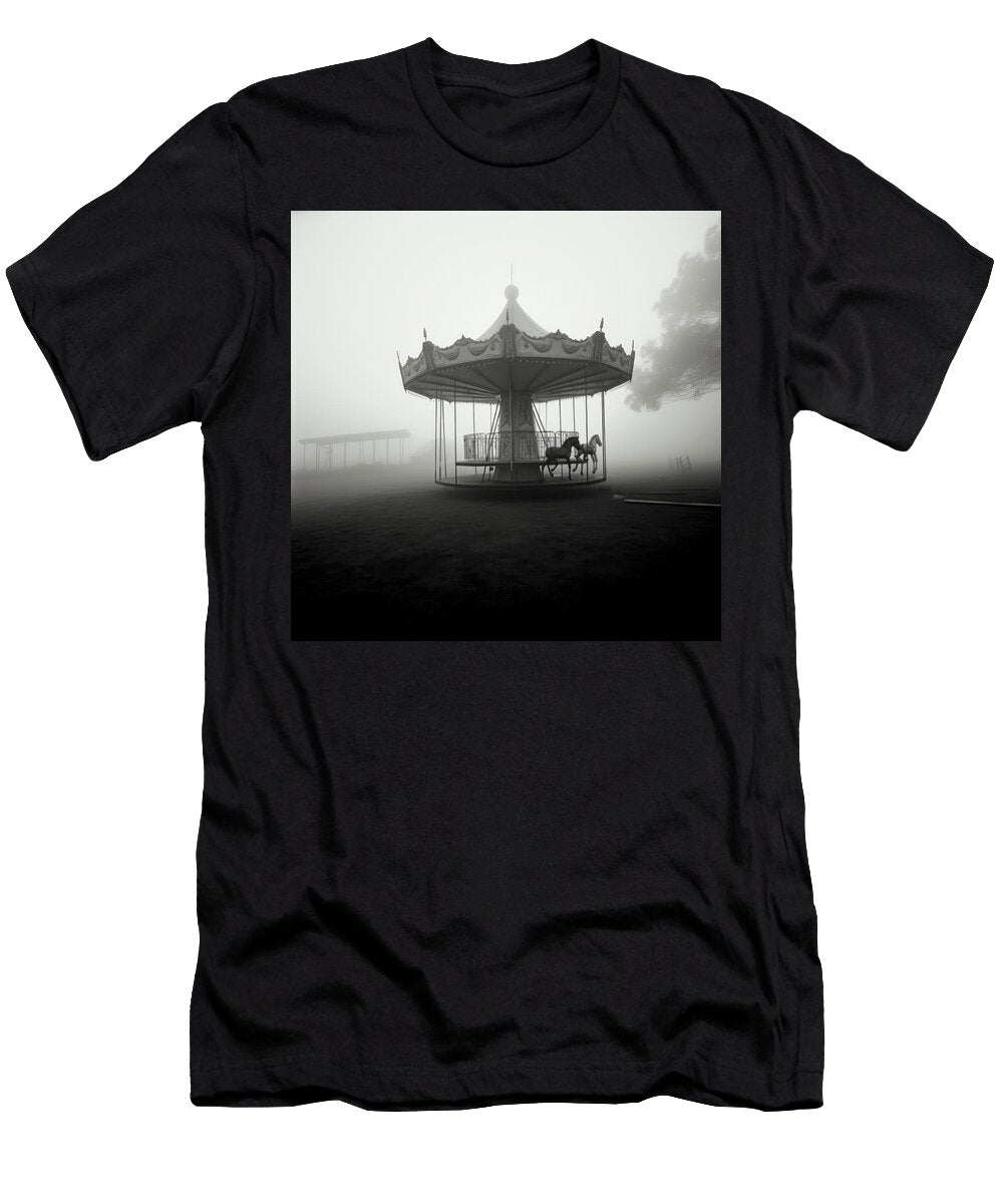 Broken Merry Go Round in Fog Yo Pedro T-Shirt