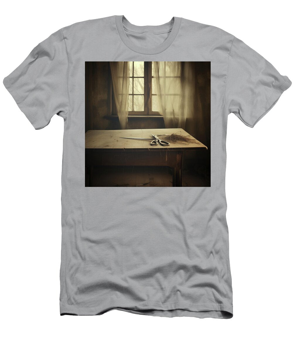 Broken Scissors on Wooden Table Yo Pedro T-Shirt
