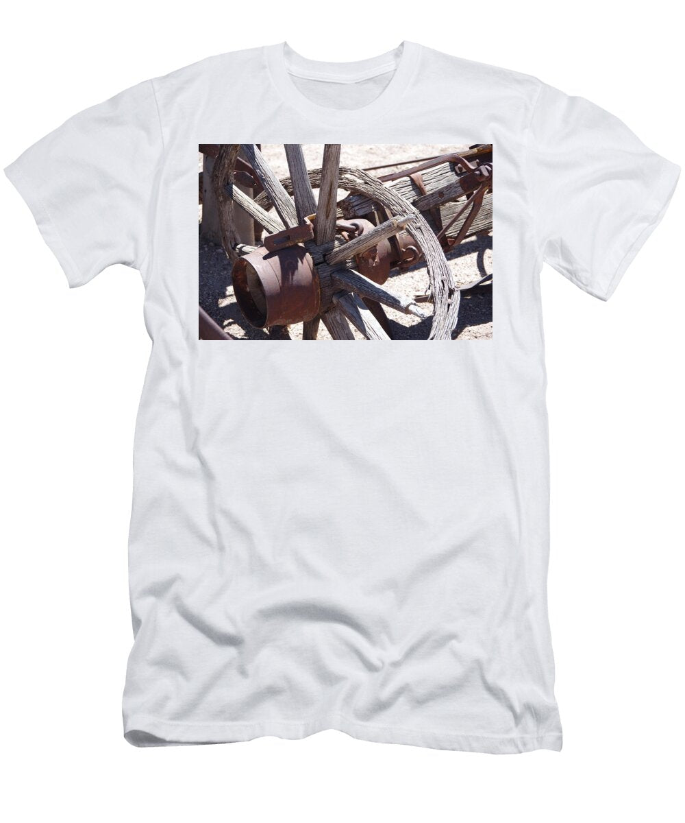 Broken Wooden Wheel Natalie Faulk T-Shirt