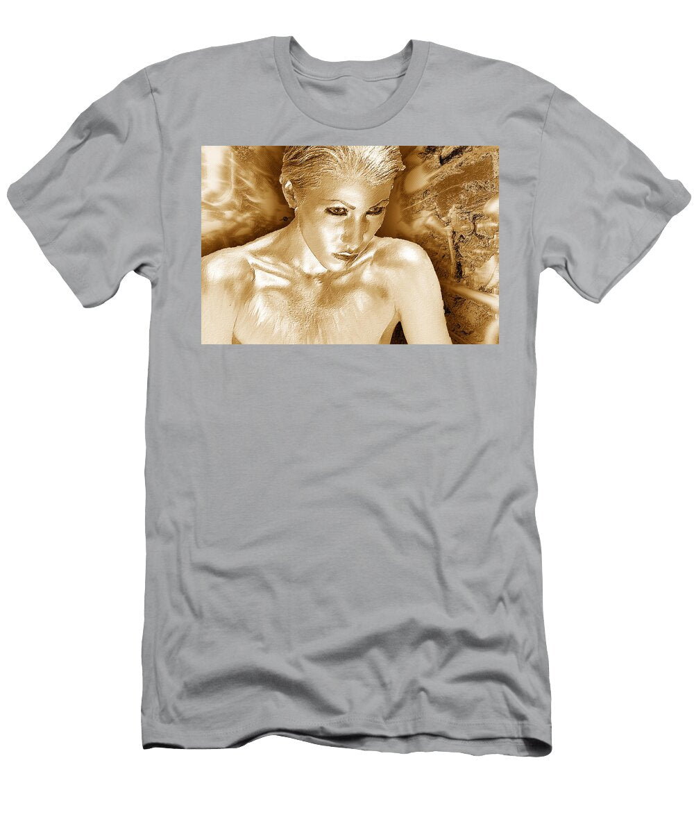 Bronze Gold Woman 2 Tony Rubino T-Shirt