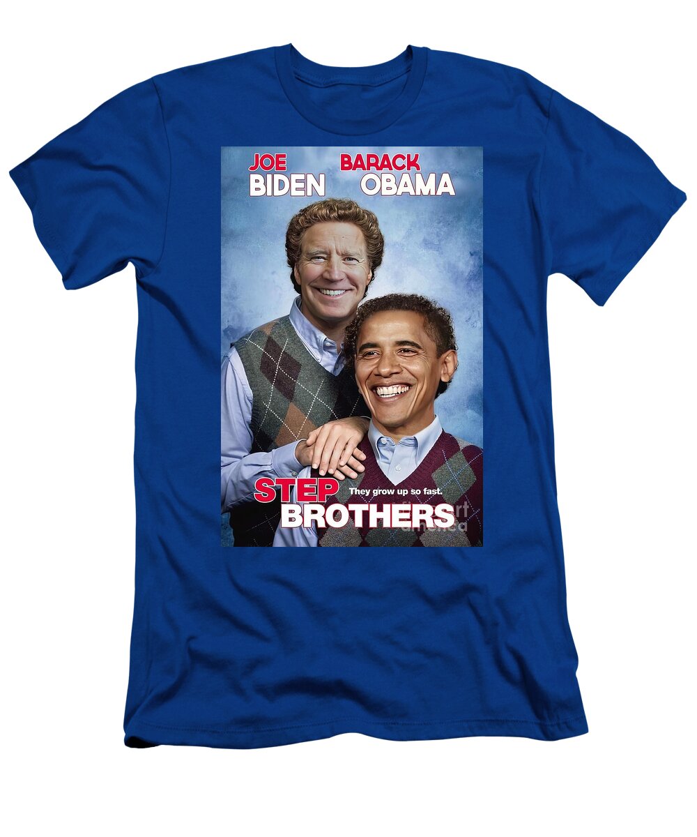 Brothers Joe Biden Barack Obama Not Just Friends Brothers Poster Yara Old School T-Shirt