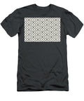 Brown and White Art Deco Geometric Shape Pattern 2022 Popular Colour Fireplace Mantel 0569 Petite Pattern Minimal Graphic Designs T-Shirt