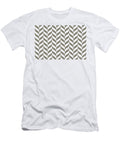 Brown and White Pretty Herringbone Pattern 2022 Popular Colour Fireplace Mantel 0569 Petite Pattern Minimal Graphic Designs T-Shirt