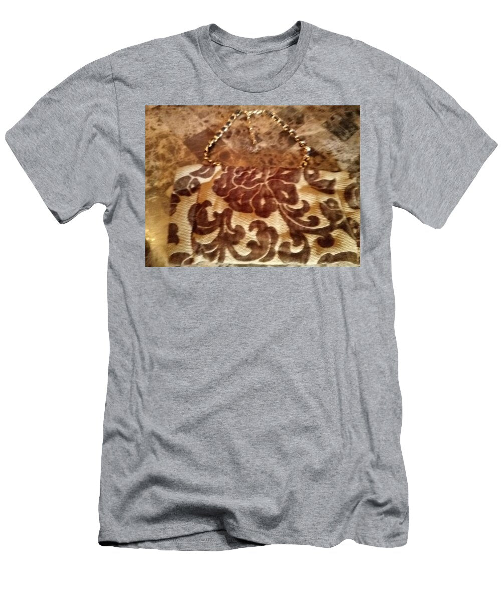 Brown Velvet Couture Handbag Roslyn Curry T-Shirt