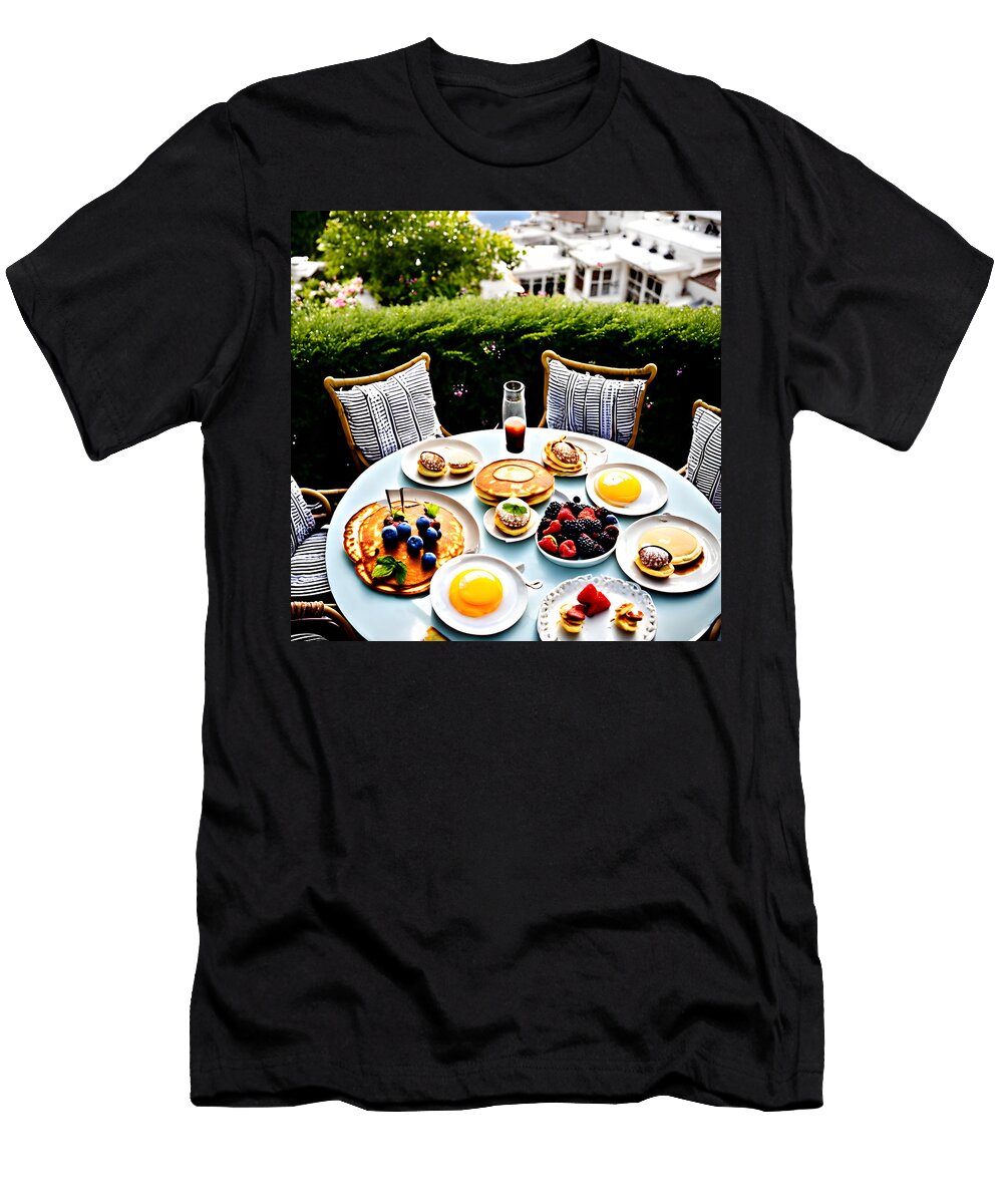 Brunching Bliss Evan Brown T-Shirt
