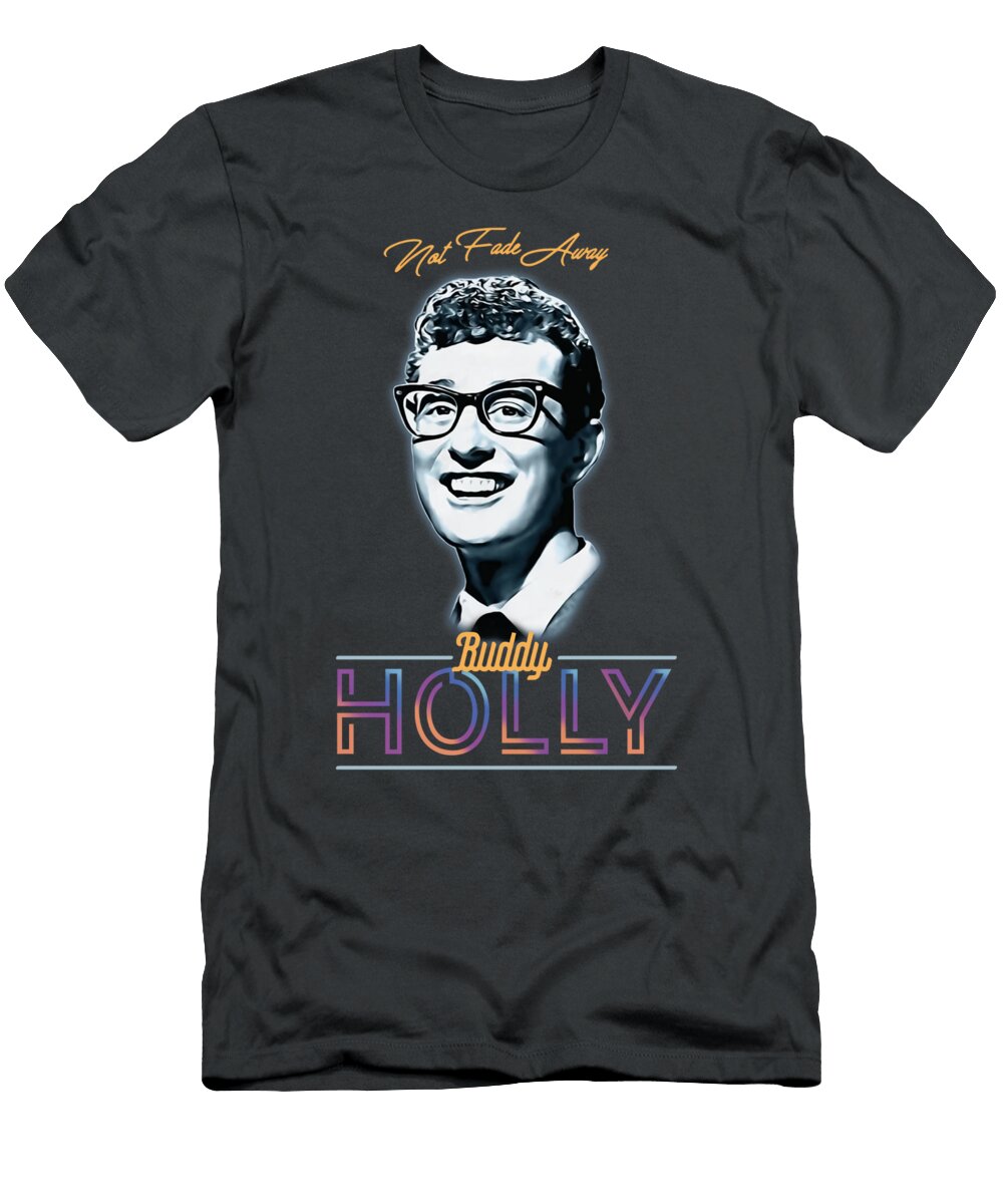Buddy Holly Not Fade Away Riley Boucher T-Shirt