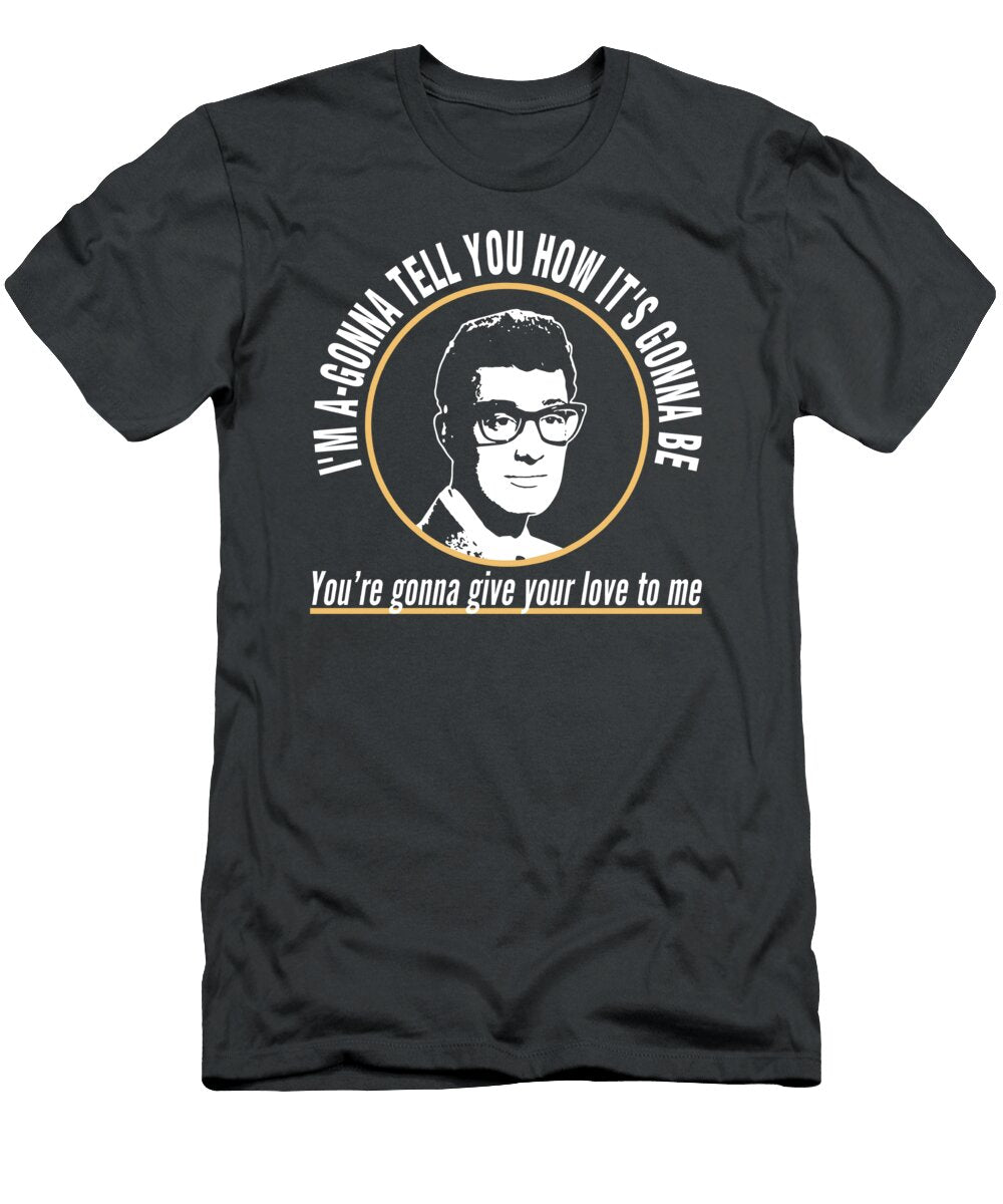 Buddy Holly Unofficial Not Fade Away Charlotte Morin T-Shirt