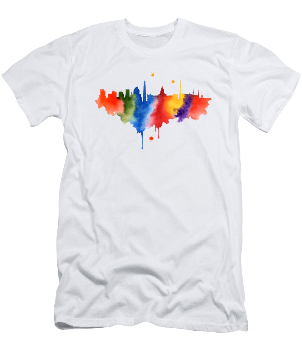 Buenos Aires Argentina Skyline DJ Rogers T-Shirt