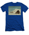 Buffalo Lancing in the Snow Drifts Sioux American George Catlin T-Shirt