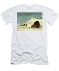 Buffalo Lancing in the Snow Drifts Sioux George Catlin T-Shirt