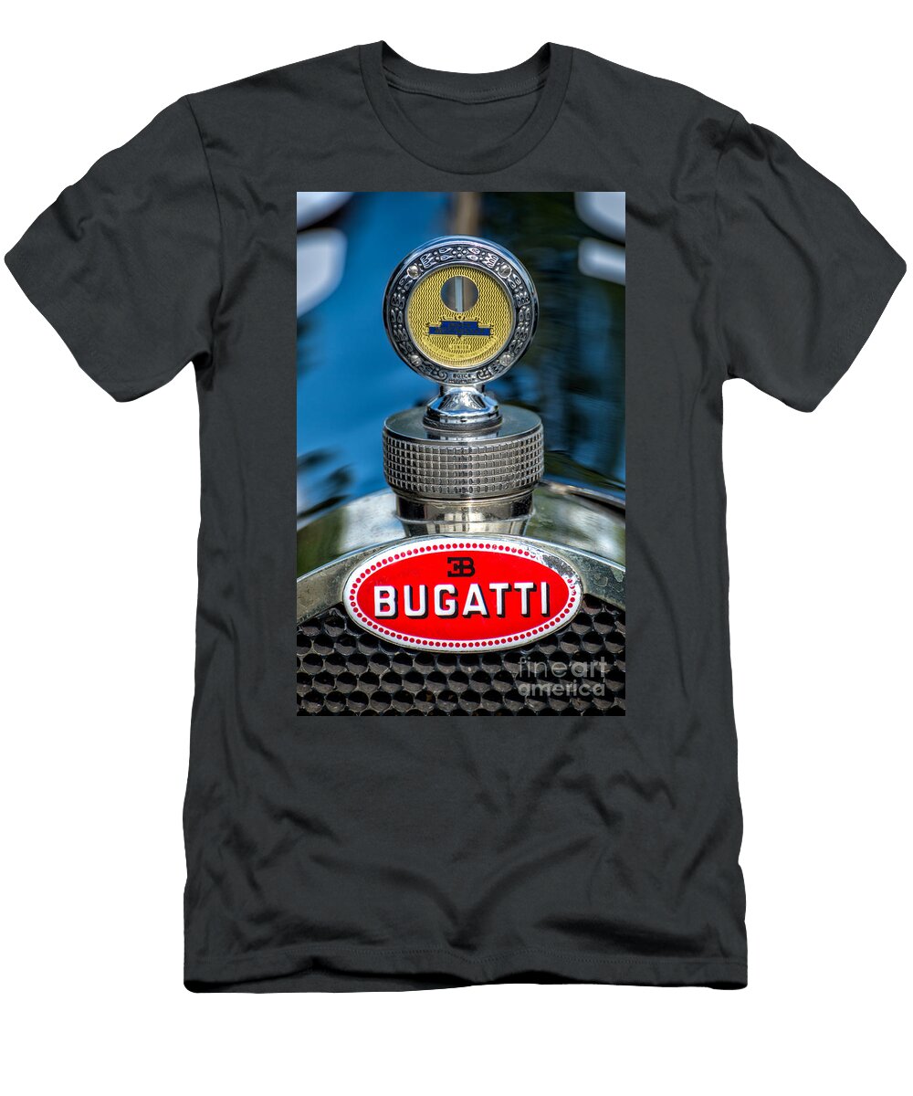 Bugatti Car Emblem Adrian Evans T-Shirt