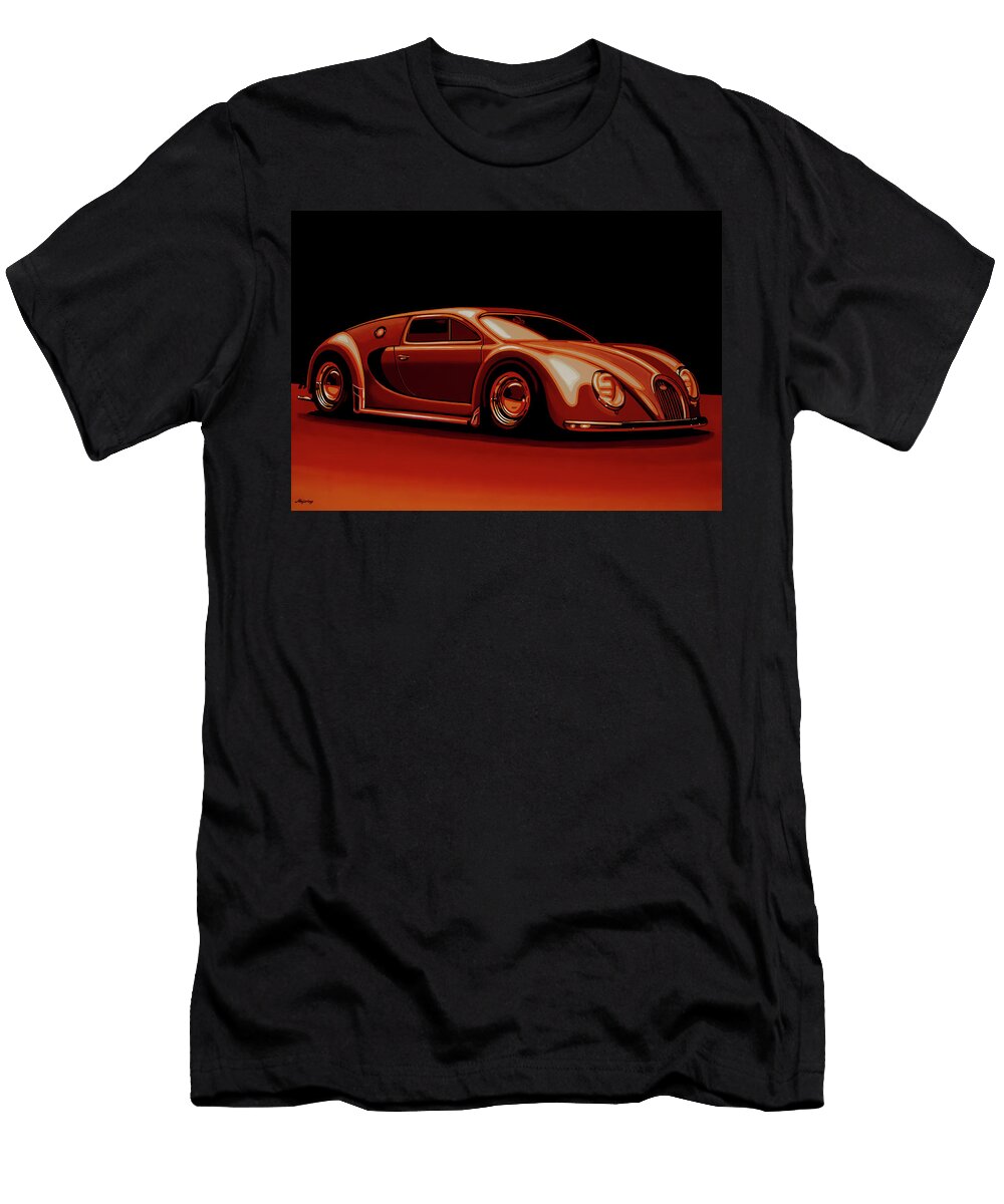 Bugatti Veyron 1945 Painting Paul Meijering T-Shirt
