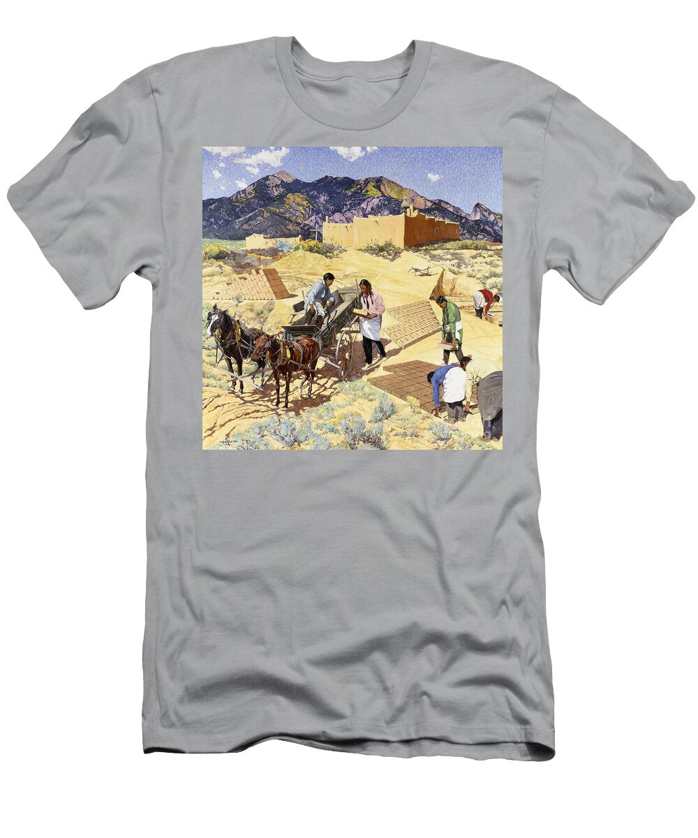 Builders in the Desert Walter Ufer T-Shirt
