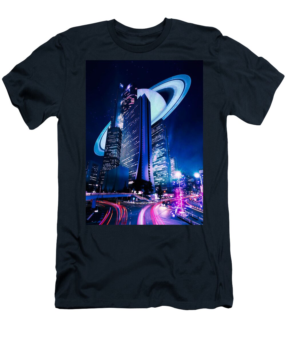 Buildings to Saturn James Garcia T-Shirt