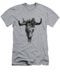 Bull Skull and Rose Update Fiber Emerico Imre Toth T-Shirt
