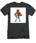 Bulldog Plumber Monkey Wrench Standing Cartoon Aloysius Patrimonio T-Shirt