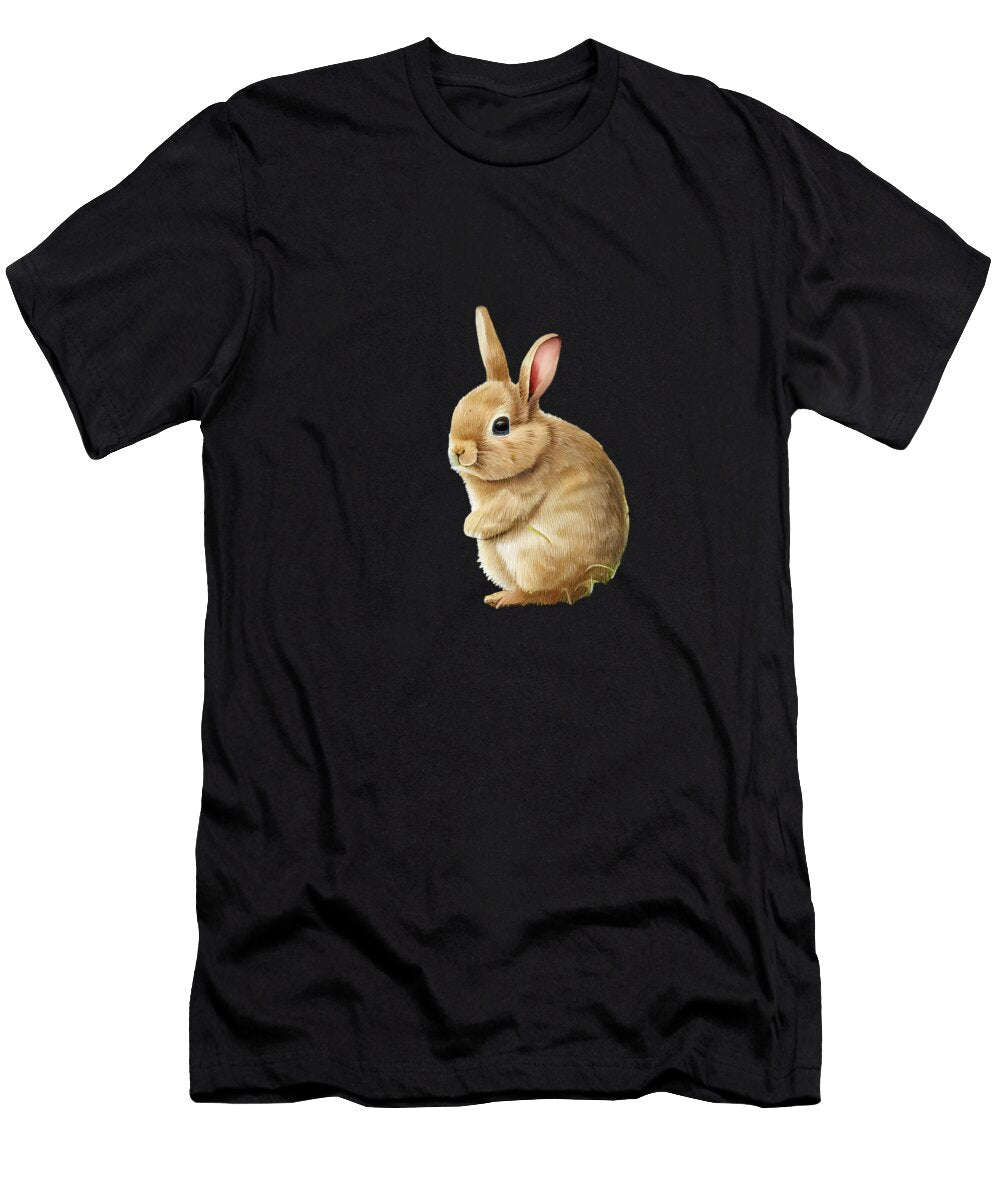 Bunny in Bloom About Passion Art T-Shirt