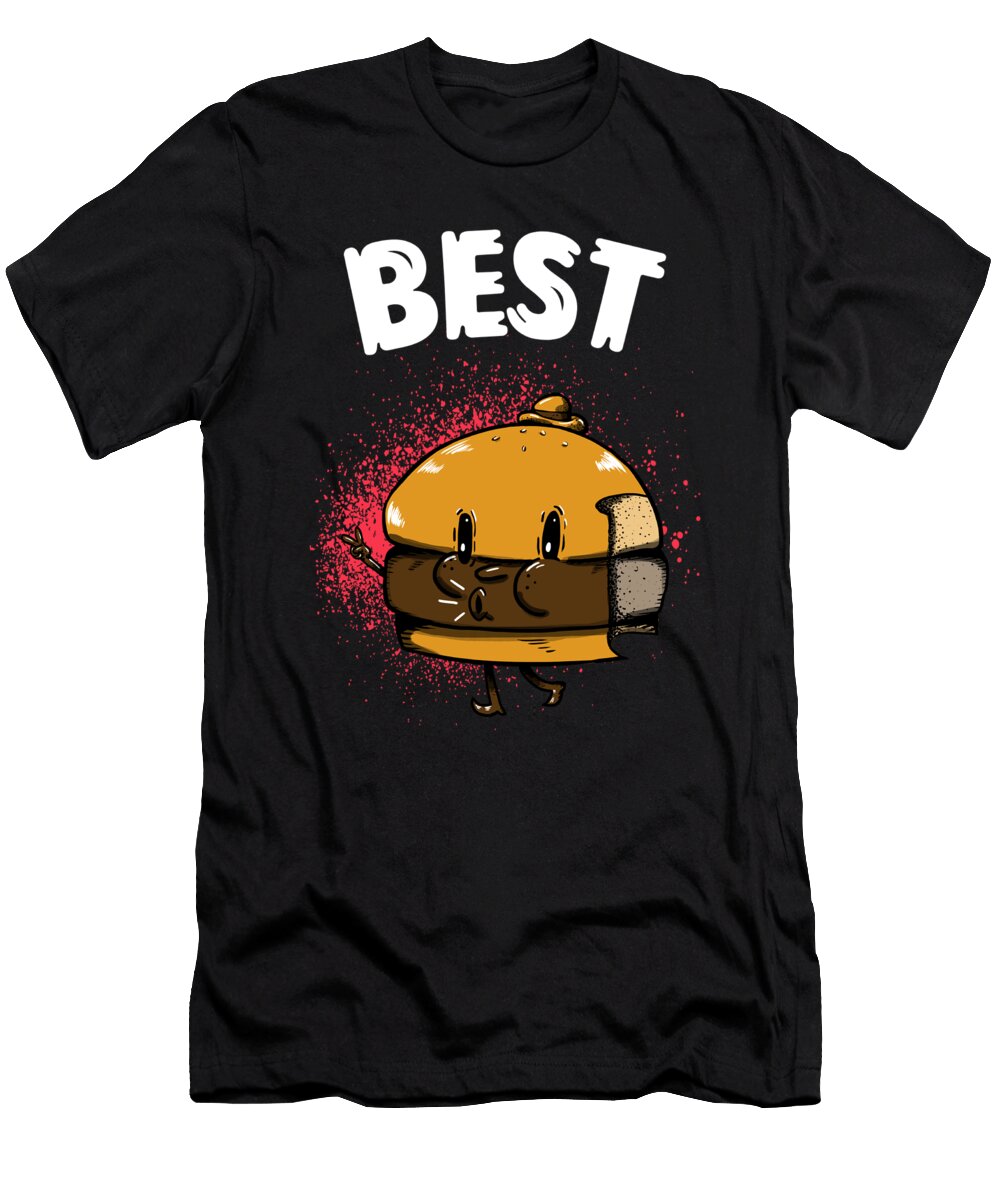Burger Und Pommes Best Friends Beste Freunde Graphic Alessandra Roth T-Shirt