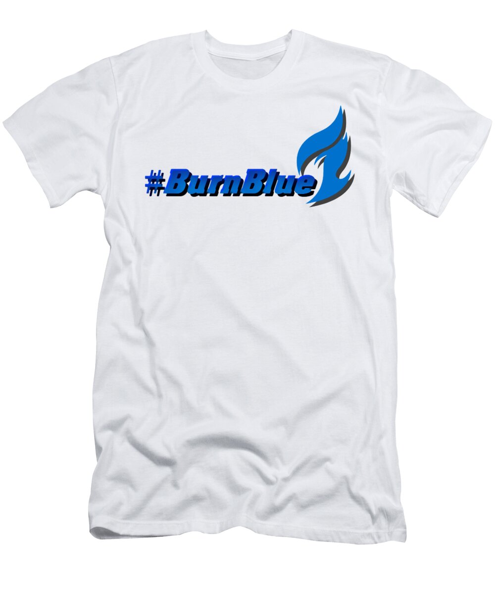 Burn Blue Benny Hills T-Shirt