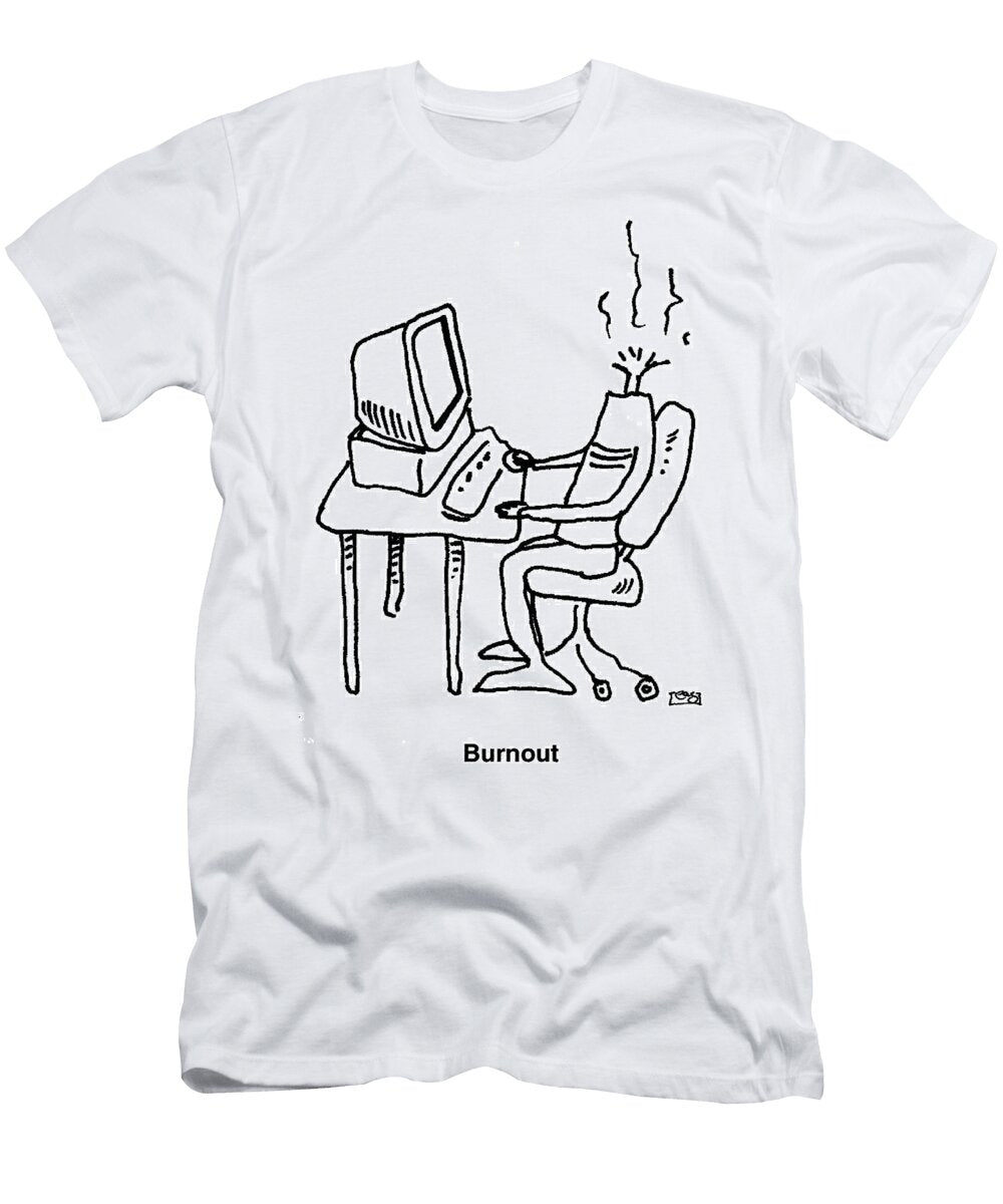 Burnout Head Exploded Betsy Streeter T-Shirt