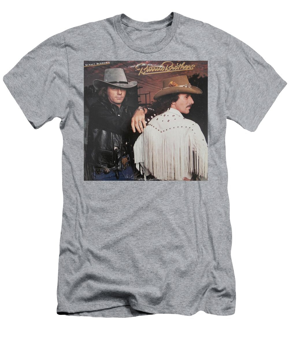 Burrito Brothers Sunset Sundown Album Cover 1982 Robert Banach T-Shirt