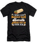 Burrito Mexican Food Foodie Burrito Crazy Squirrel T-Shirt