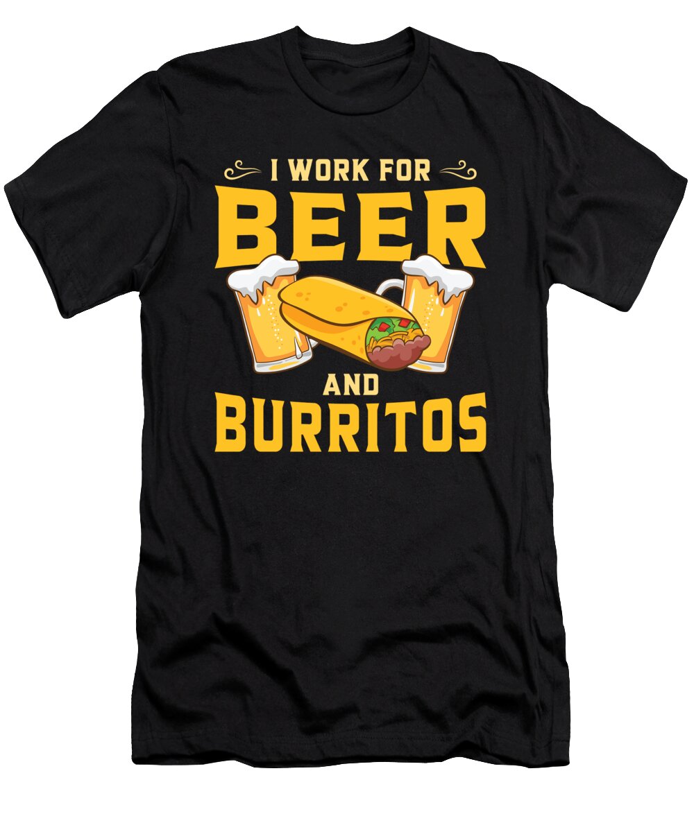 Burrito Mexican Food Lover Toms Store T-Shirt